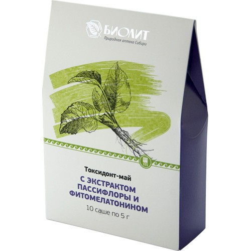 Купить Токсидонт-май с экстрактами пассифлоры и фитомелатонином  г. Сургут  